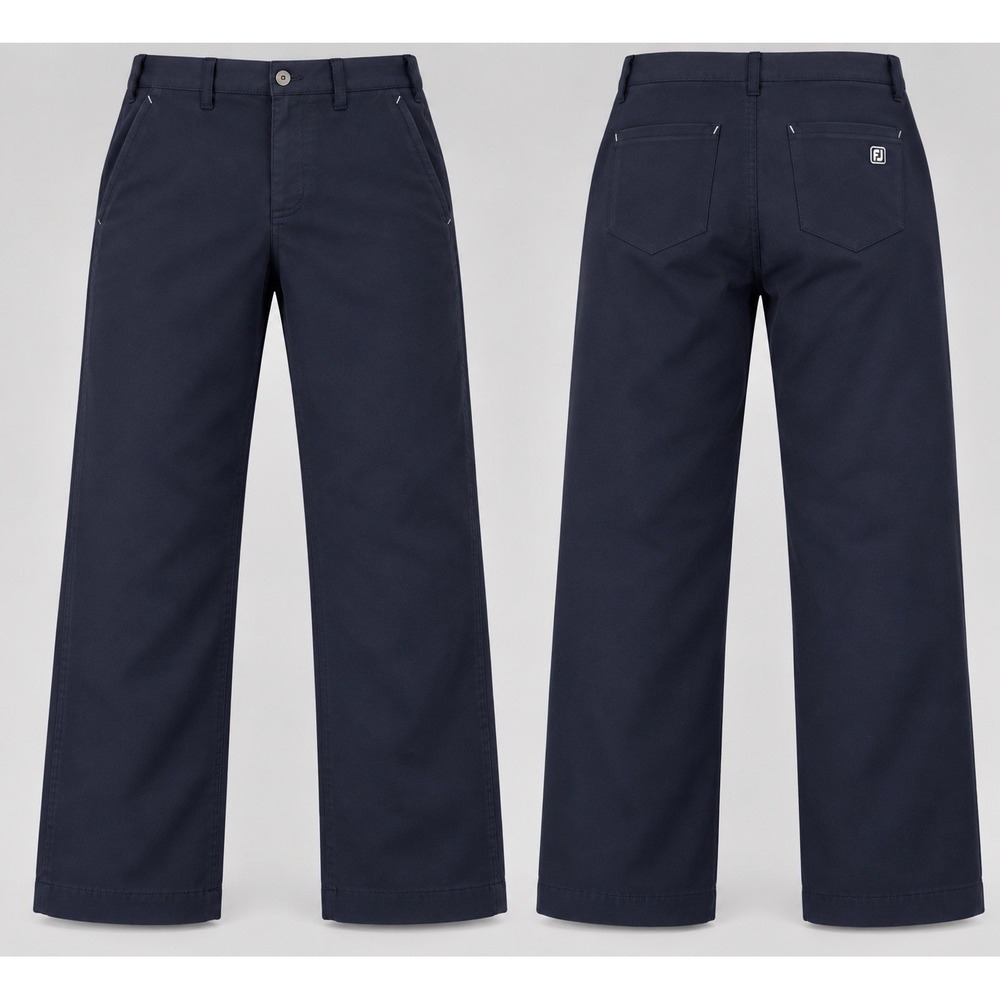 FootJoy Mens 32x32 Athletic Fit Golf Pants navy 5-Pocket Stretch performance